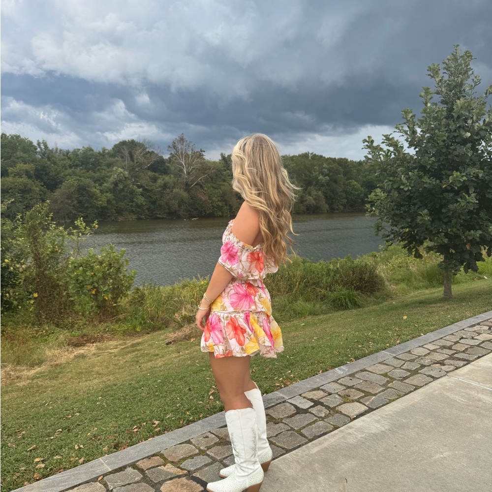 LoveShackFancy Two Piece Floral Set